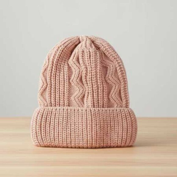 2/$30 Ladies Pink Stylish Winter Hat - Picture 3 of 8